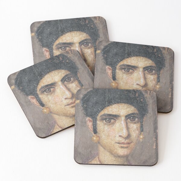 Item preview, Fayum mummy portrait ancient Egypt woman designed and sold by The-Roman-Lady.