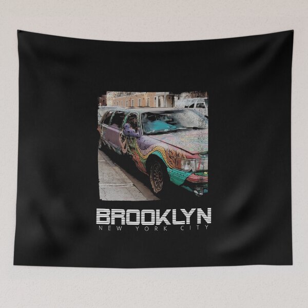 Item preview, BROOKLYN NEW YORK CITY - AFRO SHIRT COLORFUL CAR  designed and sold by Edgy DESIGNS.