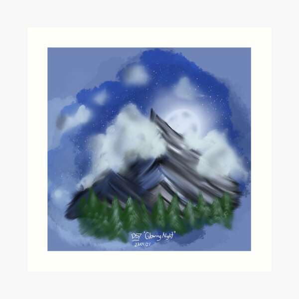 Glowing Night Art Print