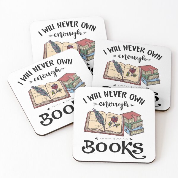 Item preview, I Will Never Own Enough Books designed and sold by Maxartdesigns.