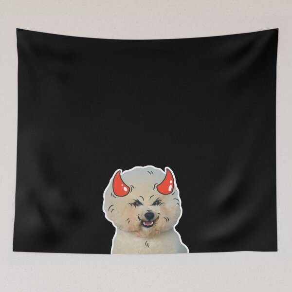 Item preview, Evil dog cute and funny designed and sold by CrazyHowCool.