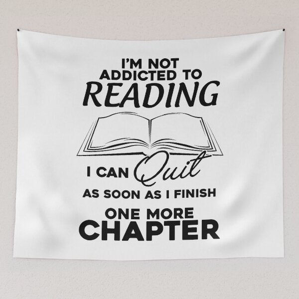 Item preview, I'm Not Addicted To Reading  designed and sold by Maxartdesigns.