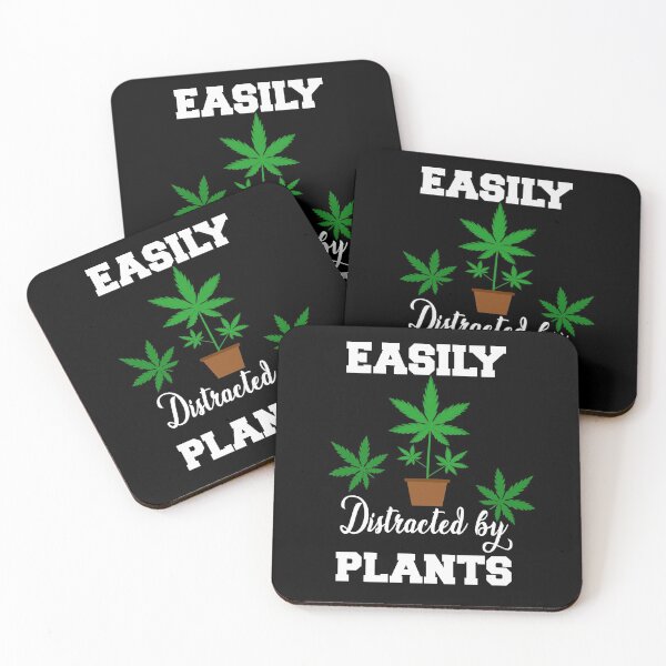 Item preview, Easily Distracted by Plants - Weed Lover designed and sold by trendistic.