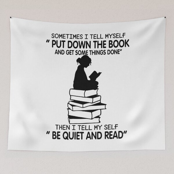 Item preview, Be Quiet And Read Book designed and sold by Maxartdesigns.