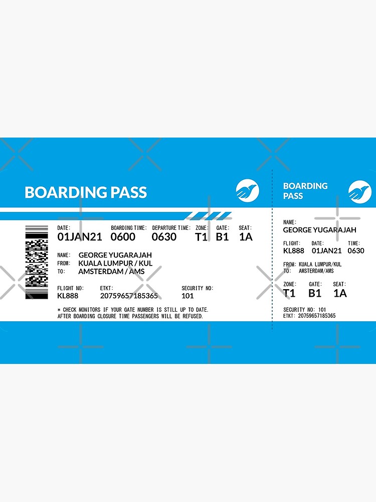 Boarding Pass 4000x1660 KL7 by twgcrazy