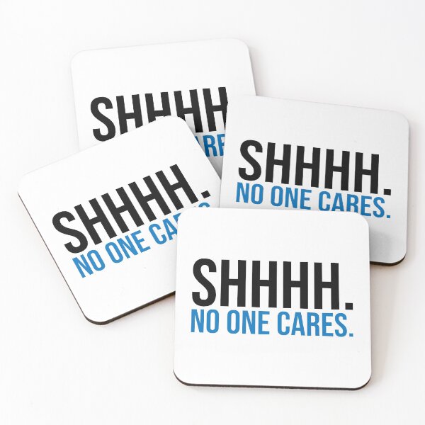 Item preview, SHHH No One Cares Peace designed and sold by Sour Soul.