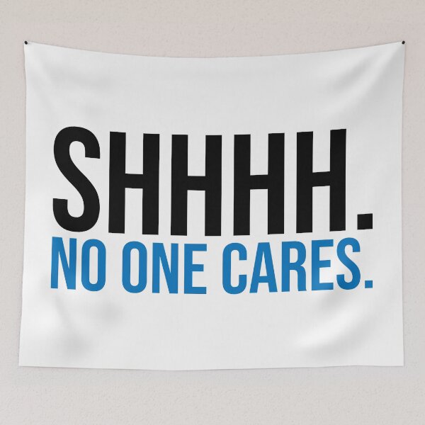 Item preview, SHHH No One Cares Peace designed and sold by Sour Soul.