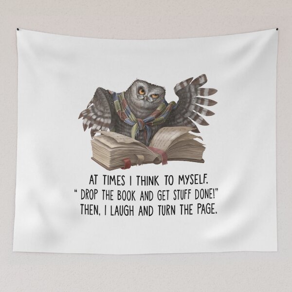 Item preview, I Laugh And Turn The Page designed and sold by Maxartdesigns.