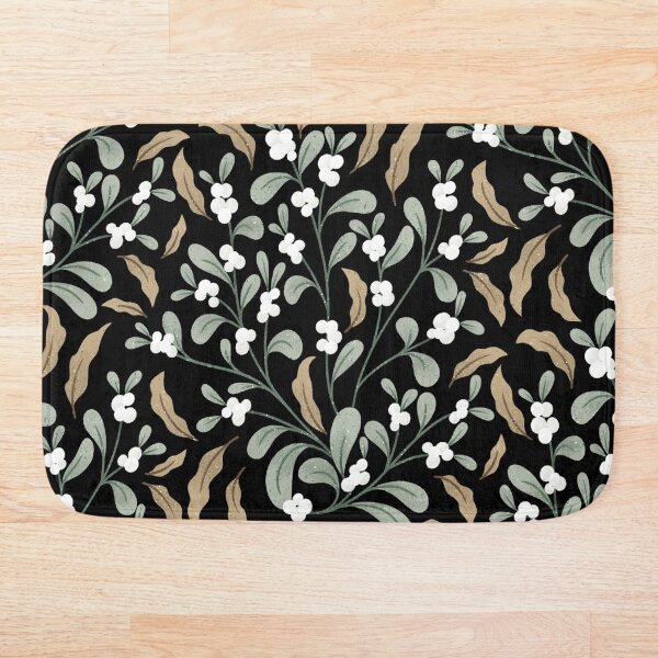Item preview, Snowberry Botanical | Black designed and sold by RebeccaFlaherty.
