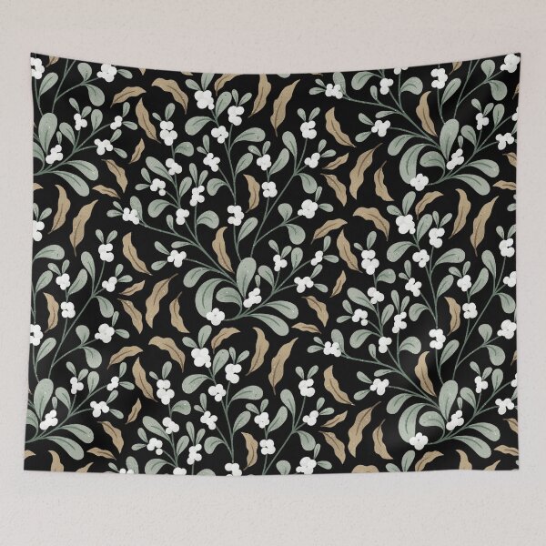Artikelvorschau, Snowberry Botanical | Black entworfen und verkauft von RebeccaFlaherty.