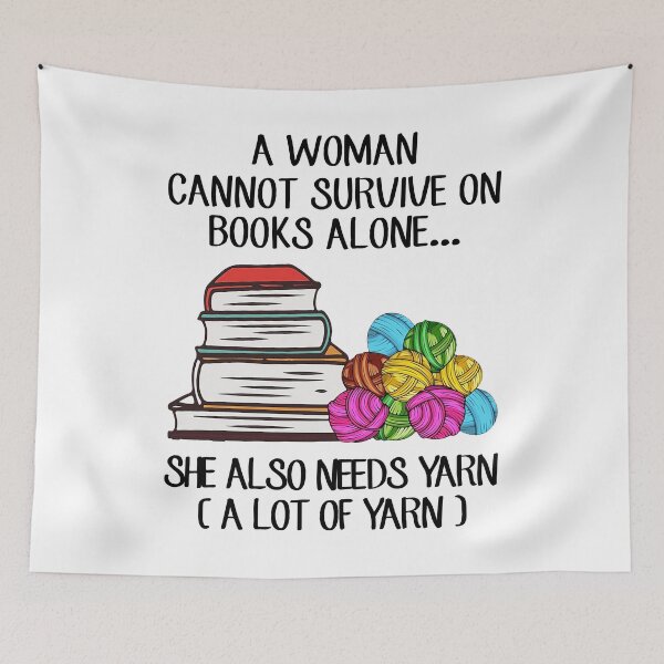 Item preview, A Woman Cannot Survive On Books Alone designed and sold by Maxartdesigns.