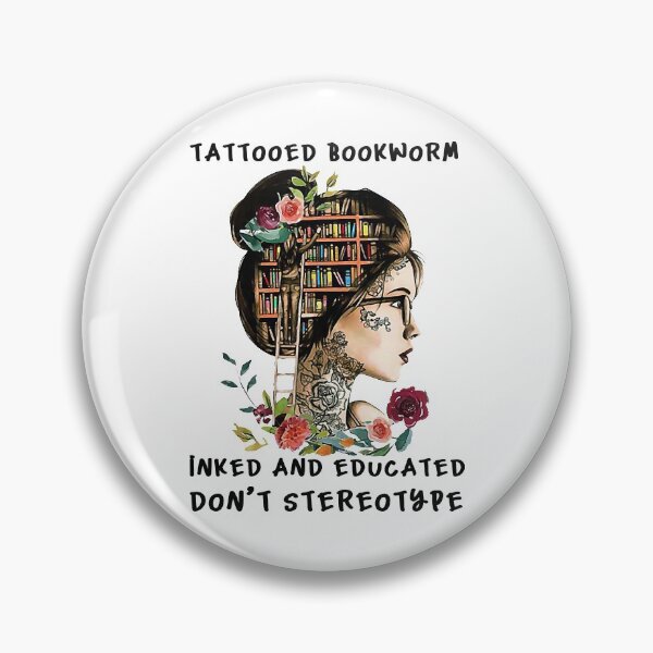 Item preview, Tattooed Bookworm designed and sold by Maxartdesigns.
