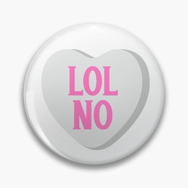 Item preview, Lol No Valentine's Day Funny Heart designed and sold by me2atee.