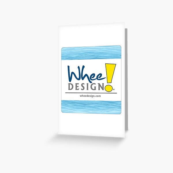 Whee! Design Logo Greeting Card