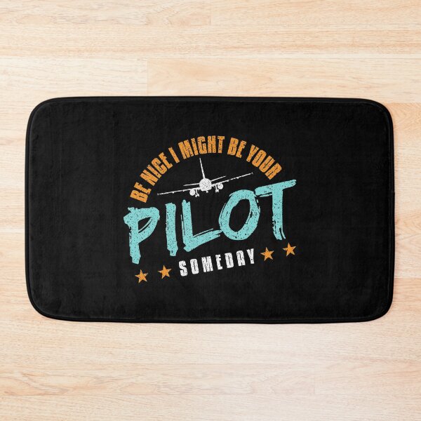 Item preview, Be Nice I Might Be Your Pilot Someday Navigation Fly Plane Airplanes Aviation Flying Captain Airport Airplane Tops designed and sold by shirti.