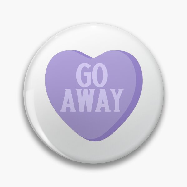 Item preview, Go Away Valentine's Day Funny Heart designed and sold by me2atee.