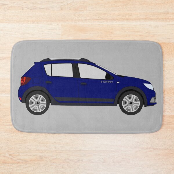 Item preview, Dacia Sandero Stepway Blue Car 'Krystal' designed and sold by RedBubbleBath.