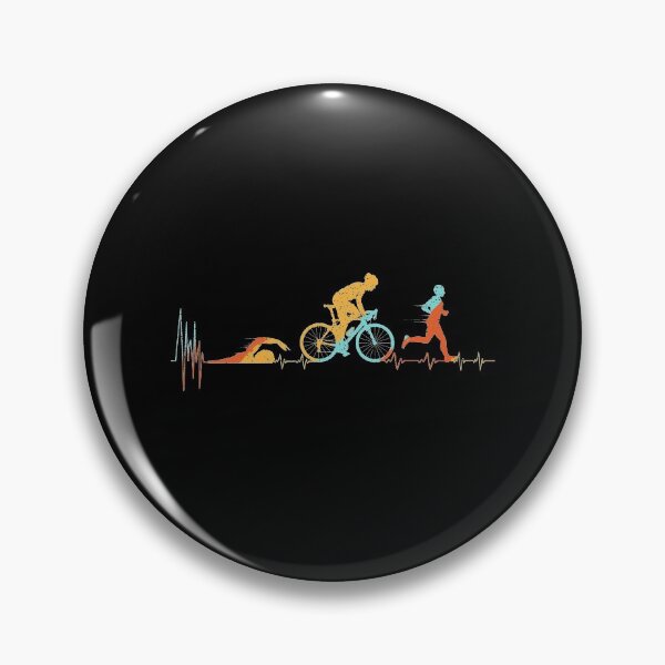 Item preview, Triathlon Heartbeat Marathon Running Race Triathlete Runner Run Speed Exercise Jogging Healthy Lifestyle Jog Design designed and sold by shirti.