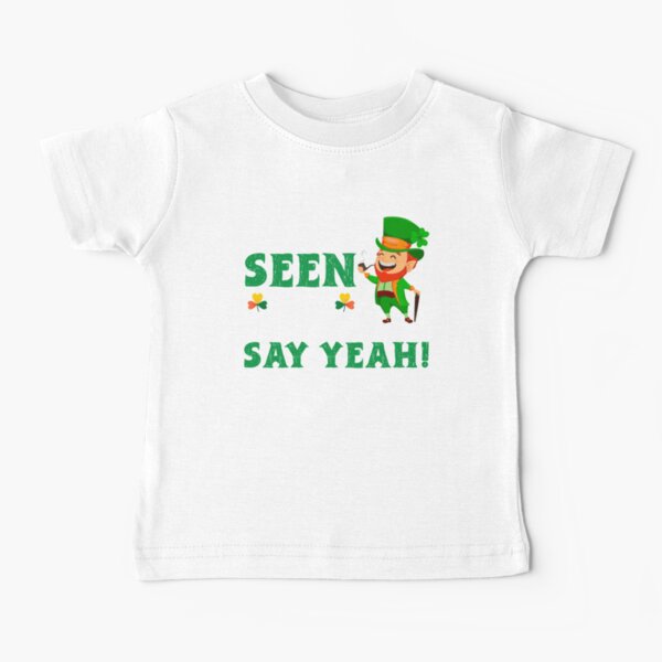 St. Patricks Day Shirt - Funny Women's St Patty's Day Tee - O'Baby Shirt -  Women's White T-shirt - Pregnancy Reveal - New Baby Announcement