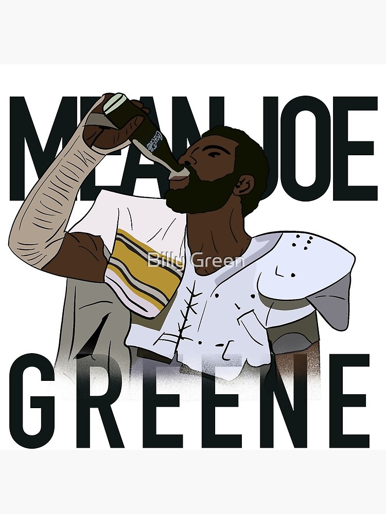 Mean Joe Greene -- Retro Football Fan Design - Mean Joe - Posters and Art  Prints