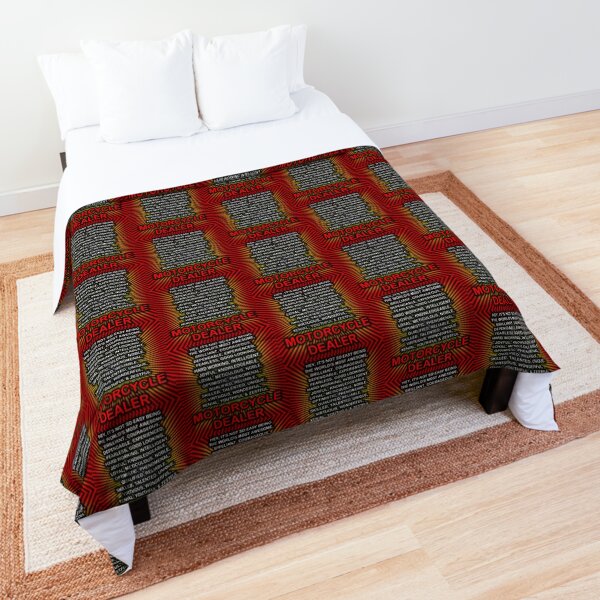 Hey, It’s Not So Easy Being ... Motorcycle Dealer Comforter