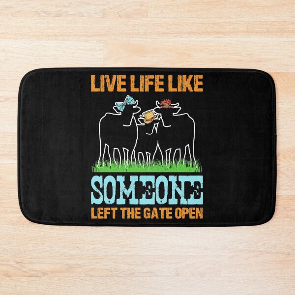 Item preview, Live Life Like Someone Left The Gate Open Cow Lives Matter Farming Save Cows Herd Livestock Farm Farmer Awareness designed and sold by shirti.