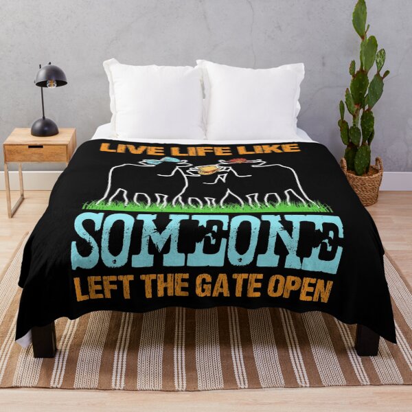Item preview, Live Life Like Someone Left The Gate Open Cow Lives Matter Farming Save Cows Herd Livestock Farm Farmer Awareness designed and sold by shirti.