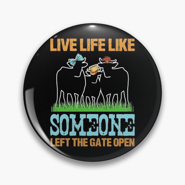 Item preview, Live Life Like Someone Left The Gate Open Cow Lives Matter Farming Save Cows Herd Livestock Farm Farmer Awareness designed and sold by shirti.