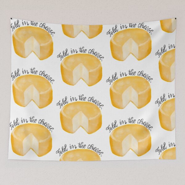 Item preview, Fold in the Cheese Watercolor designed and sold by Sheabalina.