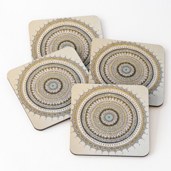 Item preview, Blue and Gold Mandala  designed and sold by Wing Light Art Designs.