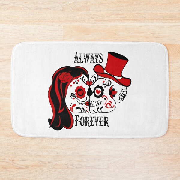 Item preview, Skull couple always and forever designed and sold by winniwinston.