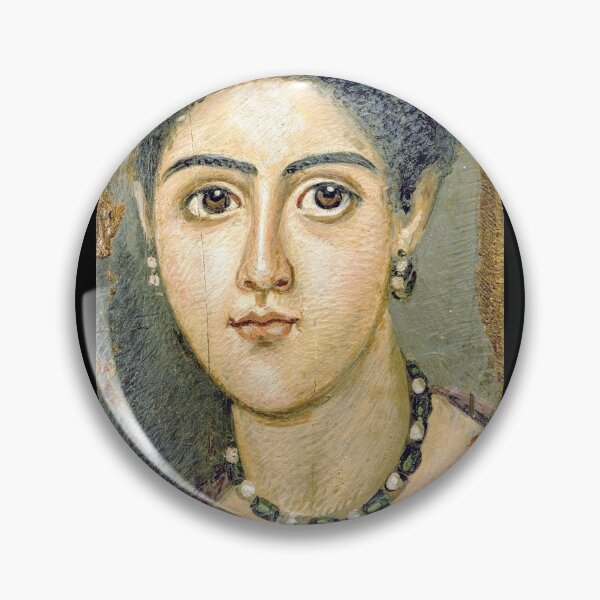 Item preview, Fayum mummy portrait ancient Egypt woman designed and sold by The-Roman-Lady.