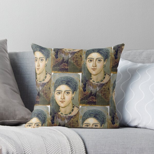 Item preview, Fayum mummy portrait ancient Egypt woman designed and sold by The-Roman-Lady.