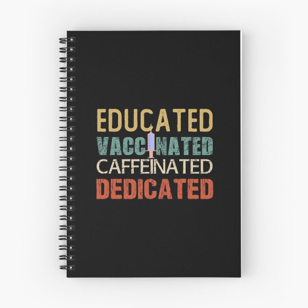 Item preview, Educated Vaccinated Caffeinated Dedicated , Vaccinated , COVID , Vaccine Tee, Funny Nurse Gift Ideas , Nursing Student Gift designed and sold by biigshow.