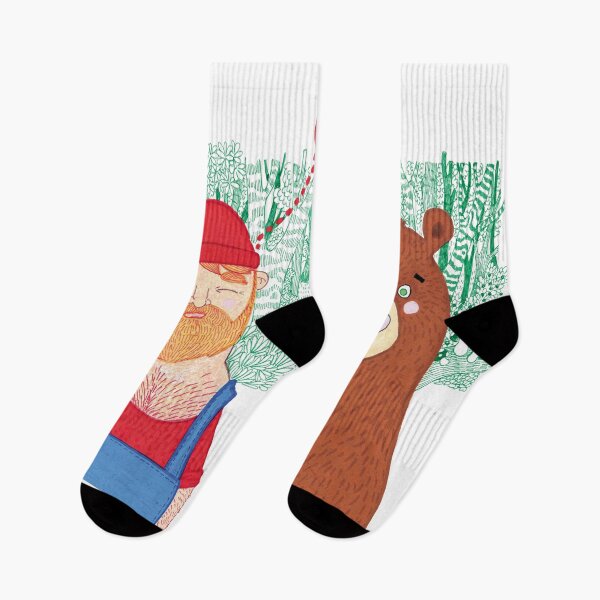 Item preview, Bear and hunter designed and sold by Juan de Souza.