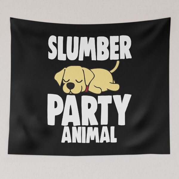 Item preview, Slumber Labrador Animal Party Sleepover Pajama Girl Women designed and sold by Bendthetrend.