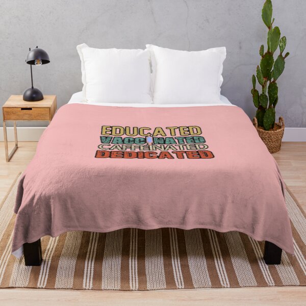 Item preview, Educated Vaccinated Caffeinated Dedicated , Vaccinated , COVID , Vaccine Tee, Funny Nurse Gift Ideas , Nursing Student Gift designed and sold by biigshow.