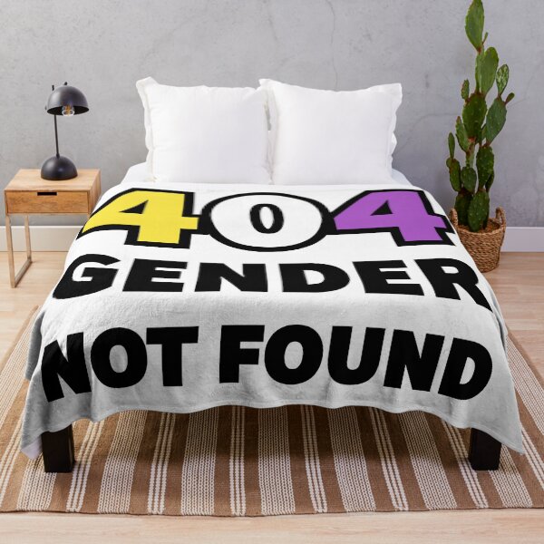 Item preview, 404 GENDER NOT FOUND (Non-Binary Colours) designed and sold by QueerShop.