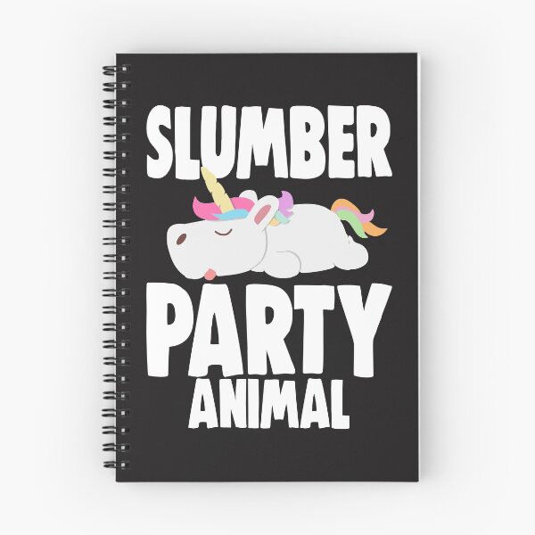 Item preview, Slumber Unicorn Animal Party Sleepover Pajama Girl Women designed and sold by Bendthetrend.