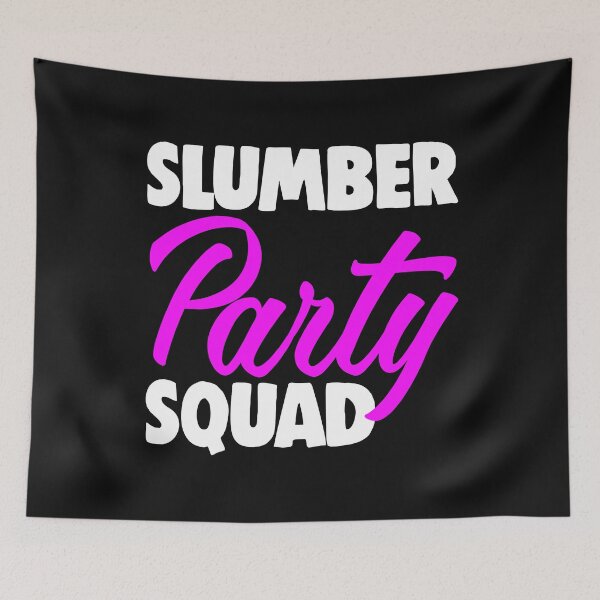 Item preview, Slumber Party Squad Sleepover Pajama Girl Women White designed and sold by Bendthetrend.