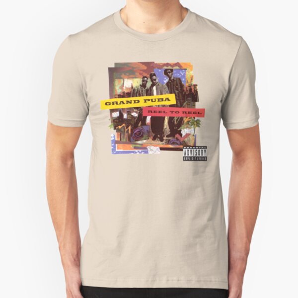 Grand Puba - Reel to Reel Slim Fit T-Shirt