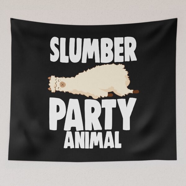 Item preview, Slumber Alpaca Animal Party Sleepover Pajama Girl Women designed and sold by Bendthetrend.
