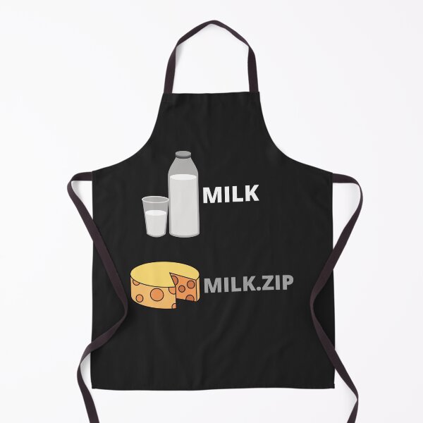 Item preview, Milk.zip - Funny Text designed and sold by BaldingSnail.