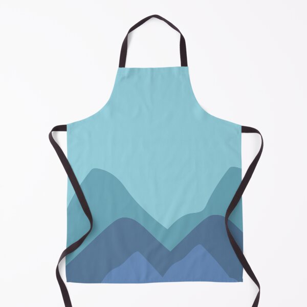 Item preview, Blue Shaded V-Shaped Mountains in Blue Sky designed and sold by ShaunSandhu.