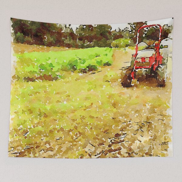 Item preview, Hortus Conclusus: red tractor designed and sold by Giuseppe Cocco.