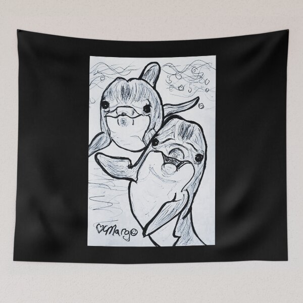 Item preview, Dynamic Dolphin Duo designed and sold by MargoCamille.