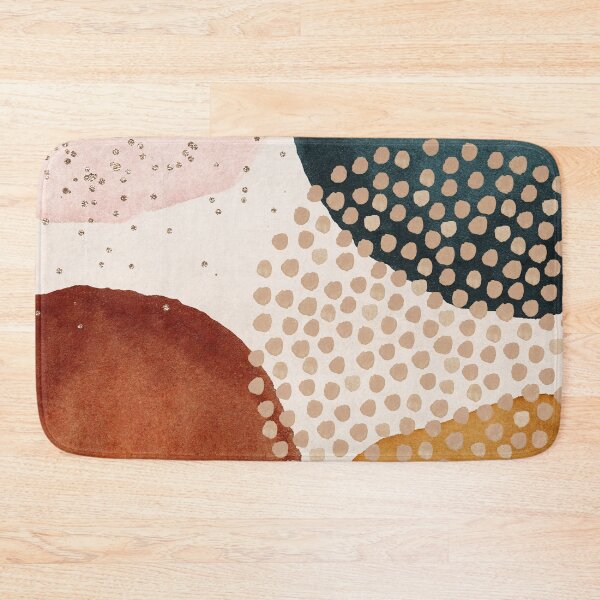 Item preview, Abstract 2 Watercolor Terracotta, Green & Blush Pink Art Print By LandSartprints designed and sold by LandSartprints.