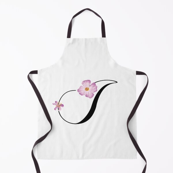 Item preview, Monogram I with Pink Flowers designed and sold by stickersworld31.