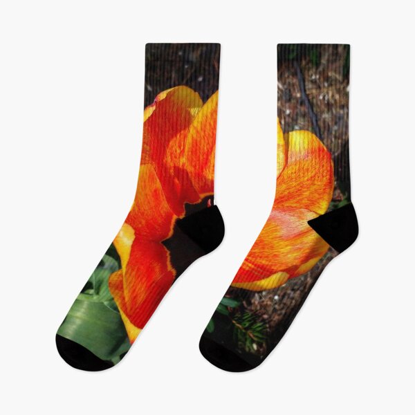 Artikelvorschau, orangene Blume entworfen und verkauft von Vukog.