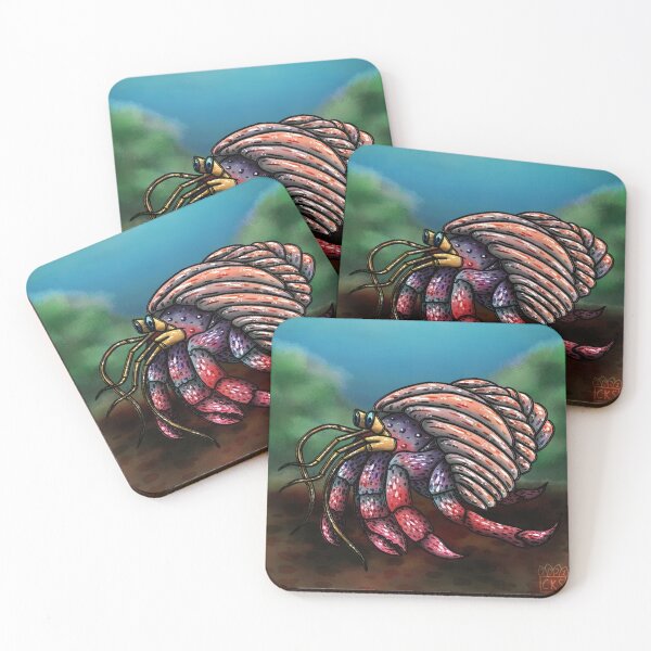 Item preview, Hermit Crab (Colorized; With Background) designed and sold by ClearKurage.